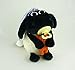 Shaun das Schaf Kuscheltier Timmy mit kleinem Bär, Schnuller und Schlafmütze, 25 cm, Farbe: Weiß/Schwarz