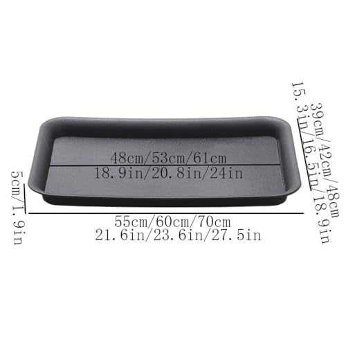 Base de bonsaï rectangulaire sans roulettes pour stopper les glissements