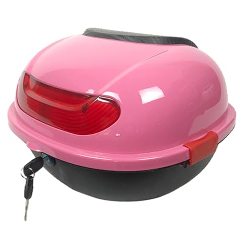 iplusmile Baúl Moto Respaldo Confortable Baúl Trasero Espacioso Caja Almacenaje para Equipaje Motocicleta Mujeres Fácil Instalación