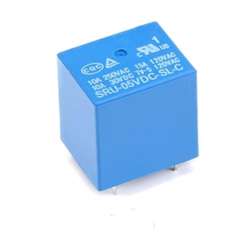 Relais de puissance SRU-12VDC-SL-C 5 broches 10A 250V mini relais PCB