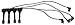 Bosch 09825 Premium Spark Plug Wire Set