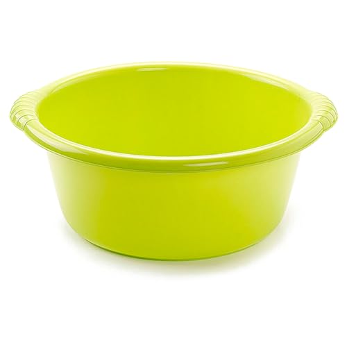 Tradineur - Cubo, Barreño, Tina Multiusos - Fabricado en plástico - Producto y Utensilio de Limpieza - Forma Redonda - Capacidad de 10 litros - Ø 40 cm - Color Surtido