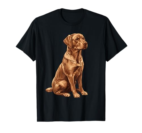 Un simpatico design labrador retriever marrone, per proprietari di labrador, una grafica per cani.