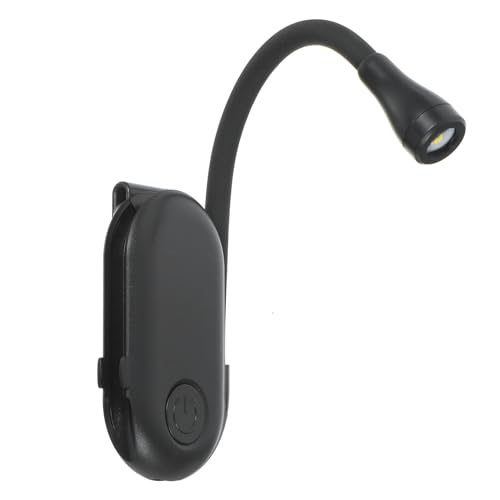 NUOBESTY Rechargeable Clip Book Light Brightness LED Reading Lamp for Night Reading Studying and Traveling Portable Design for Easy Placement and Low Power Consumption