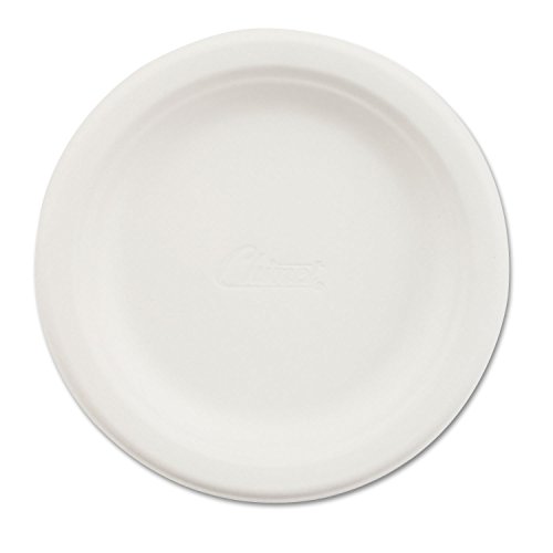 21225 Classic White Molded Fiber Round Plate, 6