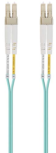 Monoprice Om3 Fiber Optic Cable - 30 Meter - Aqua | Lc/Upc-Lc/Upc, Multi Mode, Duplex, 50/125 Type, 2.0Mm, Pvc #TOP11