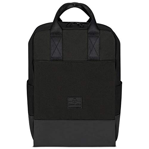Mochila Negra Mujer: Johnny Urban Jona Bolsa para Niñas y Niños de Botellas Pet Recicladas