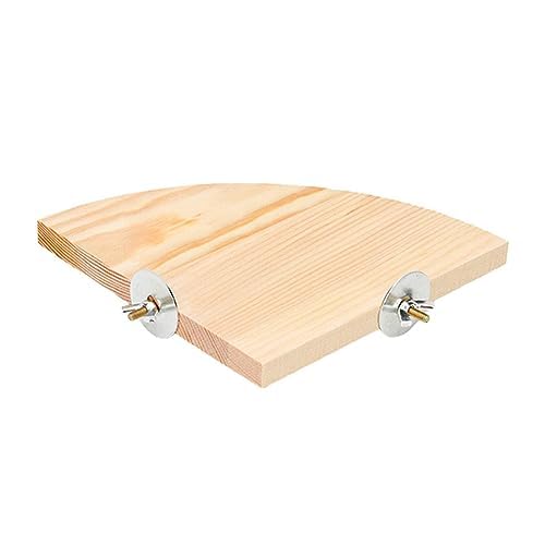 ペット用品 小動物 ハムスター用 踏み台 【10/13/17cm】 チンチラステップ ステージ 木製 飼育ケージ・アクセサリー 餌台 ハムスター モモンガ リス チンチラ モルモット ジャンプスタンド 運動不足 取り付け簡単 安全 耐久性 (13*13cm