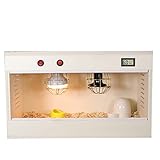 incubadora pollitos casera Parte superior abierta: la puerta se puede abrir en la parte superior, lo que es conveniente para sacar el pollo o ponerlo. En el período de alta temperatura del verano, la ventilación se puede abrir.