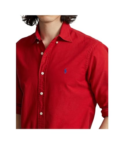 Image of POLO RALPH LAUREN Men's Classic Fit Plaid Oxford Shirt