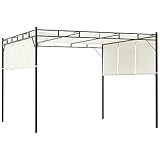 pergola terraza madera MEDIDAS TOTALES: 300x300x220 cm (LxANxAL). Altura del alero: 205 cm. Se requiere montaje. NOTA: No se recomienda su uso en condiciones climáticas extremas como tormentas o fuertes vientos/lluvia