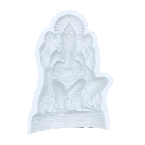 Image of Ganesha Idol Making Mold - Hight 7.5 inch Art Sculpture Mould for Clay, and Eco-Friendly Idols