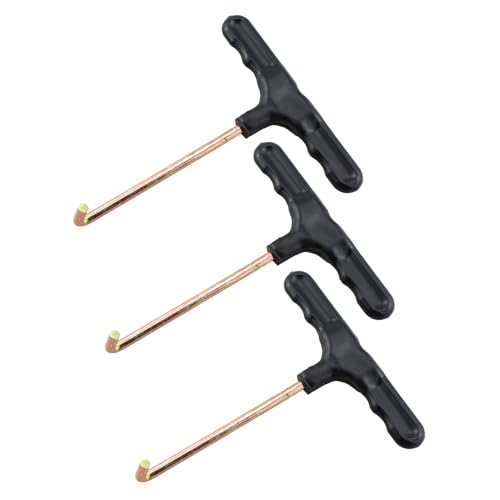 Bxian 3PCS 13x11.5cm T Hook Trampoline Spring Pull Tool Suitable for Lawn Mower/Motorcycle/Machine Spring Accessories
