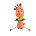 Fisher-Price GWL65 - Kleine Spiel-Giraffe, Klacker-Spielzeug für unterwegs mit Details, Spielzeug für unterwegs, für Babys ab 6 Monaten