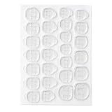 Ivtor 30 Sheets Waterproof Breathable Jelly Double Sided Adhesive Tabs Nail Glue Sticker False Nail Tips…