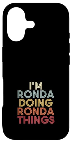 Ronda Name Ronda Personalized Name First Given �X�}�z�P�[�X iPhone 17 �p