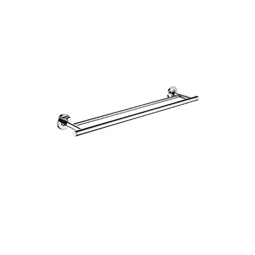 Porte-serviette double en acier inoxydable inoxydable pour salle de bain moderne