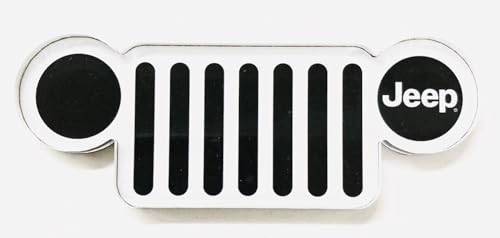 Jeep 7-Slot Grille Logo Magnet – Classic Headlights and Grille Design | 2.5