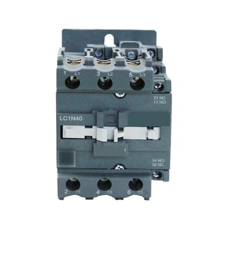 Contacteur tripolaire 40 A LC1N40M5N pour circuit electrique triphase 220V
