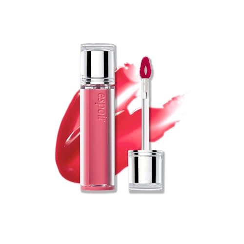 Espoir Couture Lip Tint Glaze #5 Rosa | Volumizing Lip Stain with Juicy Texture, Long-Lasting &amp; Vibrant Colors, Moisturizing &amp; Hydrating, Glossy Formula, Vegan, Korean Makeup, 0.14 oz
