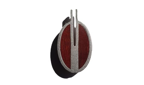 Pendentif feuille Argent 999 et Bois de Santal, un bijou d'exception sculpté à la main
