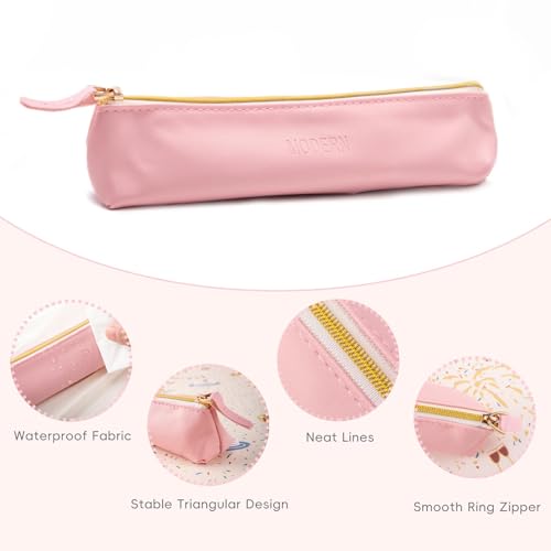 XJMWXHFC 5 estojos pequenos para lápis, bolsa de lápis com zíper, bolsa de maquiagem cosmética, orga