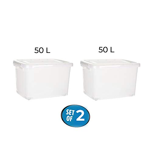 Clear Tall Square Container With Lid Kmart atelieryuwa.ciao.jp