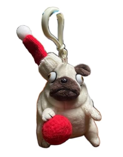 Mochilas Y Bolsas, Electronics Pug - Juguete de peluche de 4 pulgadas, divertido y feo y lindo perro de peluche de personajes del libro de imágenes, mochila de muñeca de peluche realista de...