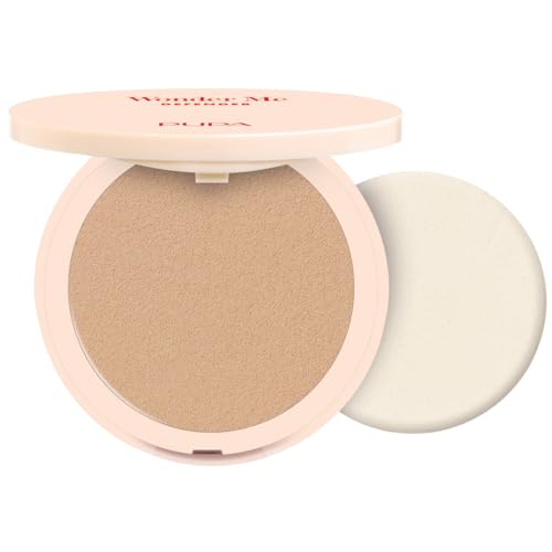 Pupa Wonder Me Defender SPF 50 Foundation mit Balmy-Effekt, hoher Schutz und Leichtigkeit, 004 Sand, 8,5 g