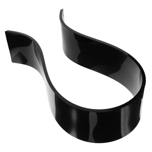QUMIIRITY 黒のアクリル製ヘッドセットホルダーハンガー ヘッドホンホルダーデスク用 薄さ5mmのスリムデザインアクセサリー整理に最適 ゲーミングやオフィスのデスク用にの商品画像（Amazon）