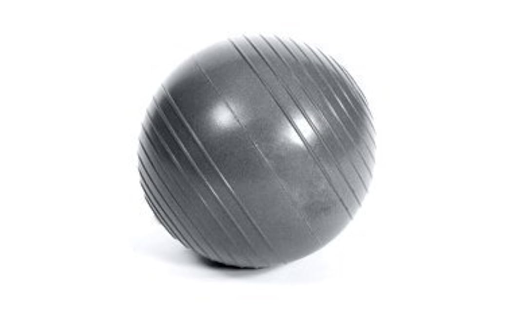 Balanced Body Ribbed Inflatable Ball, Inflatable Exercise Ball, Workout Ball Pilates Equipment for Gym or Home Workouts or Physical Therapy