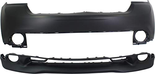 Garage-Pro Bumper Cover SET Compatible with 2011-2013 Dodge Durango, Primed, Front, Upper and Lower