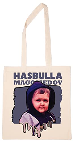 Enigmae Hasbulla Magomedov Reutilizable Compras Tienda de Comestibles Algodón Bolsa Reusable Shopping Bag