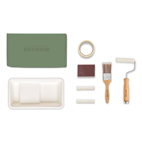 Rust-Oleum Ready to Roll - Eco Paint Kit (Small) - Kitchen Cupboard Matt Rich Greens
