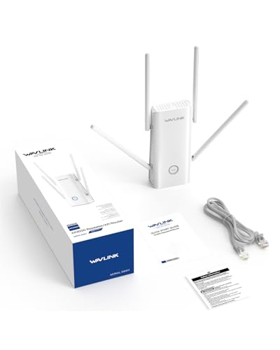 Ripetitore WiFi 6 Potente per Casa, Amplificatore Segnale wifi AX3000 con porta Ethernet, Doppia Banda(5GHz/2.4GHz) Access point WiFi Extender Antenne 5 * 5dbi Copertura fino a 3000sq.ft - Powerline - Immagine 6