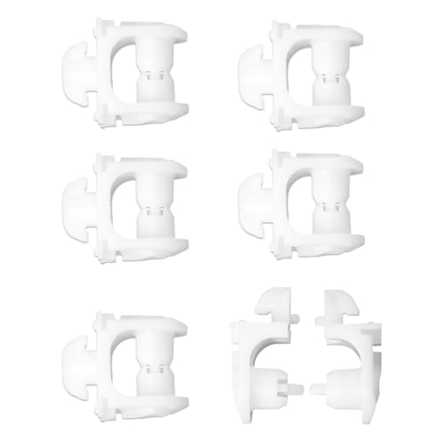 6-Pack Mtuiewo Washing Machine Shock Absorber Clips, Drum Shock Rod Retainer Clips Compatible with Panasonic, with Hisense Front Load Washer Parts