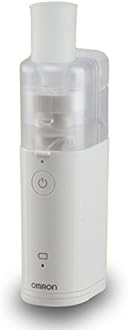 Nebulizer Microair NE-U100 Portable Pocket Sized 360 Degree Silent Mesh Nebulizer (White)