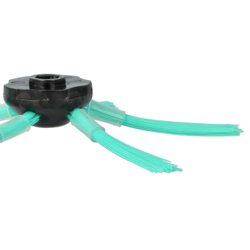 vhbw 4X Seitenb&uuml;rste kompatibel mit Vorwerk Kobold VR300, VR-300, VR-200, VR-7, VR200, VR7 Saugroboter - Reinigungsb&uuml;rsten Set, schwarz/gr&uuml;n