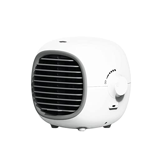 Climatiseur portable rechargeable blanc pour maison et bureau