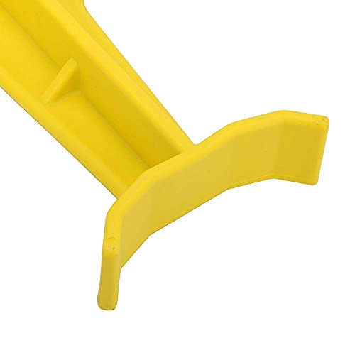 USTPO Universal Motorcycle Fork Guard Suspension Support Brace Transportation Tool Tie Down Seal Saver Protection Plastic for Dirt Bike Motocross Accessories Yellow - Thumbnail 5