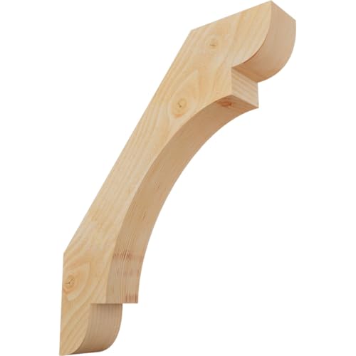 4"W x 22"D x 26"H Olympic Rough Sawn Knee Brace, Douglas Fir
