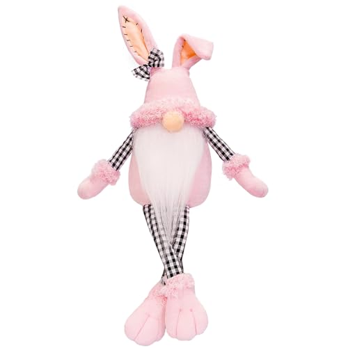 JAWSEU Elfo de decoración de Pascua muñeco de Peluche de gnomo de Conejo de decoración de Pascua gnomos de Pascua gnomos de Pascua gnomo de Pascua de Peluche gnomo de Primavera decoración de Pascua