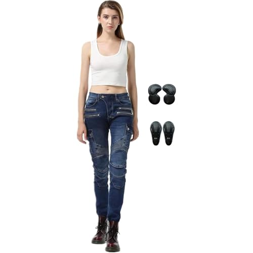 Jeans moto renforcé HULG Mademoiselle pour vos trajets quotidiens en ville