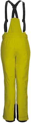 killtec jongens Skibroek/functionele broek met afneembare slab, randbescherming en sneeuwvanger KSW 214 BYS SKI PNTS, neon-gelb, 152, 43651-000