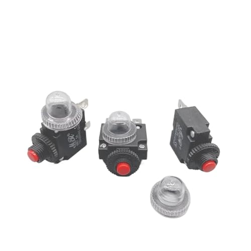 Disyuntor protector de sobrecarga 6A con tapa de seguridad para paneles 4