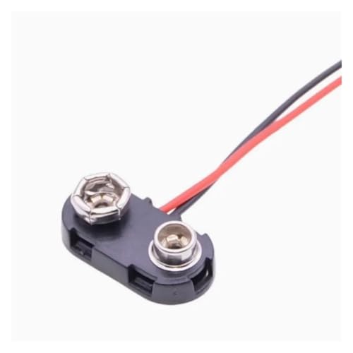 Connecteur pile 9V type T clip lot de 10 coupleurs rigides de batterie pour circuits