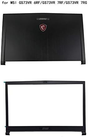 New for 17.3'' MSI GS73 GS73VR 7RG-035CN Top Lid LCD Cover Back Rear & Frame Bezel