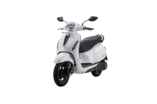 Image of Chetak C3001 by Bajaj Auto High Speed Electric Scooter with charger - Cyber White - Ex-Showroom