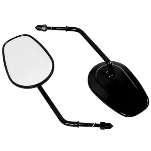 Espejos para moto negros de 8mm con acabado premium para FLTRUSE