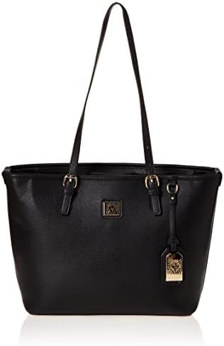 Anne Klein womens Carry All tote, Black, One Size US